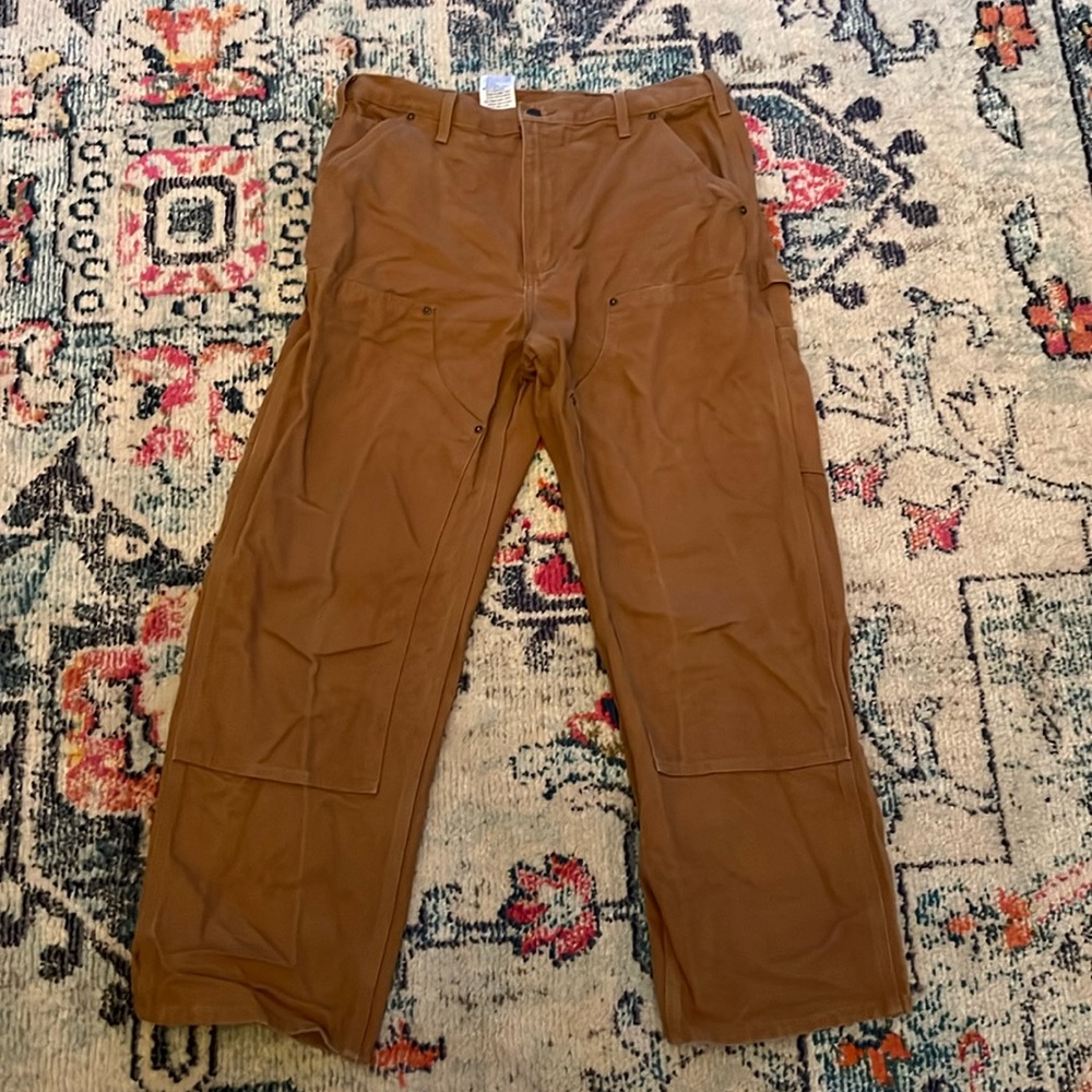 Carhartt men’s utility dungaree style pants.